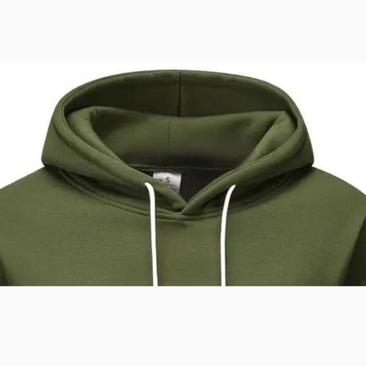 A.B 3-Colour Commando Polyester Fleece Plain Hoodie