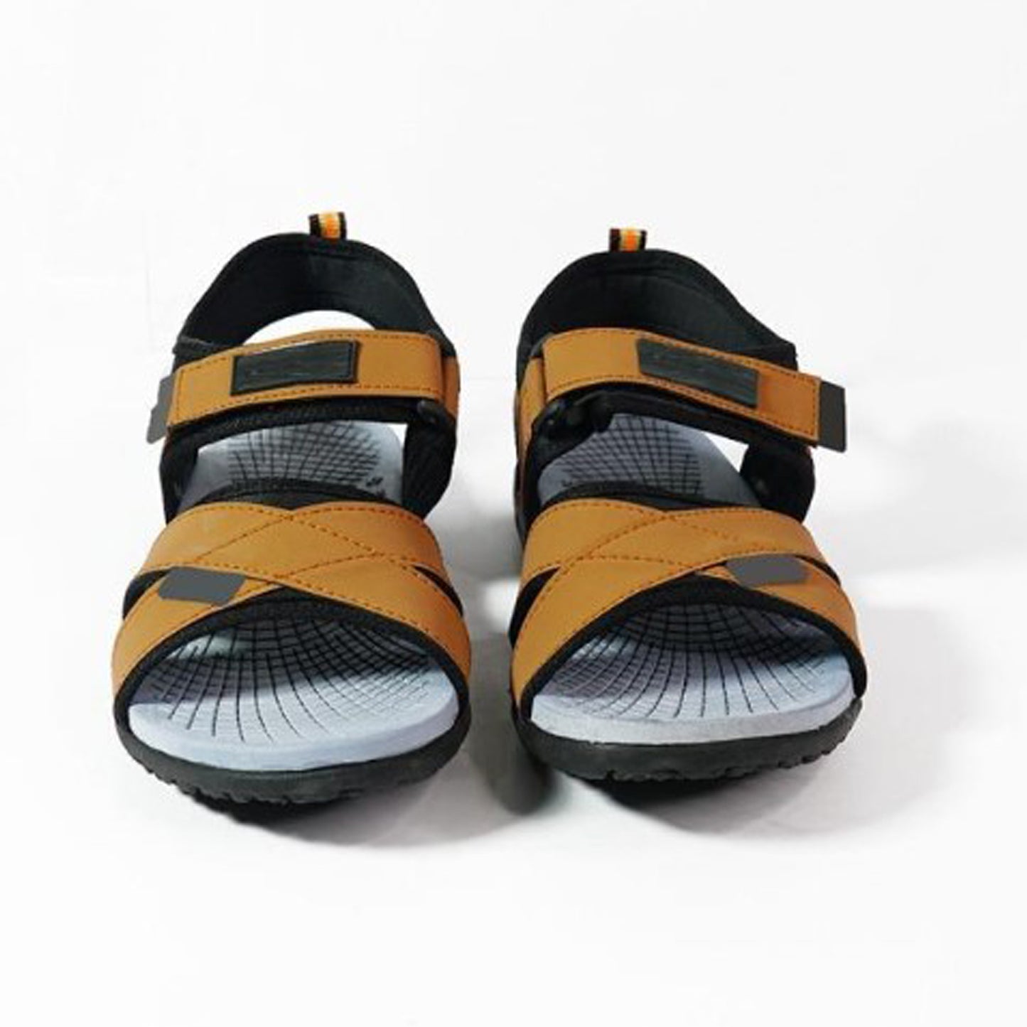 Men's Elastic Fibre Casual Sandals, Mustard Kitto
