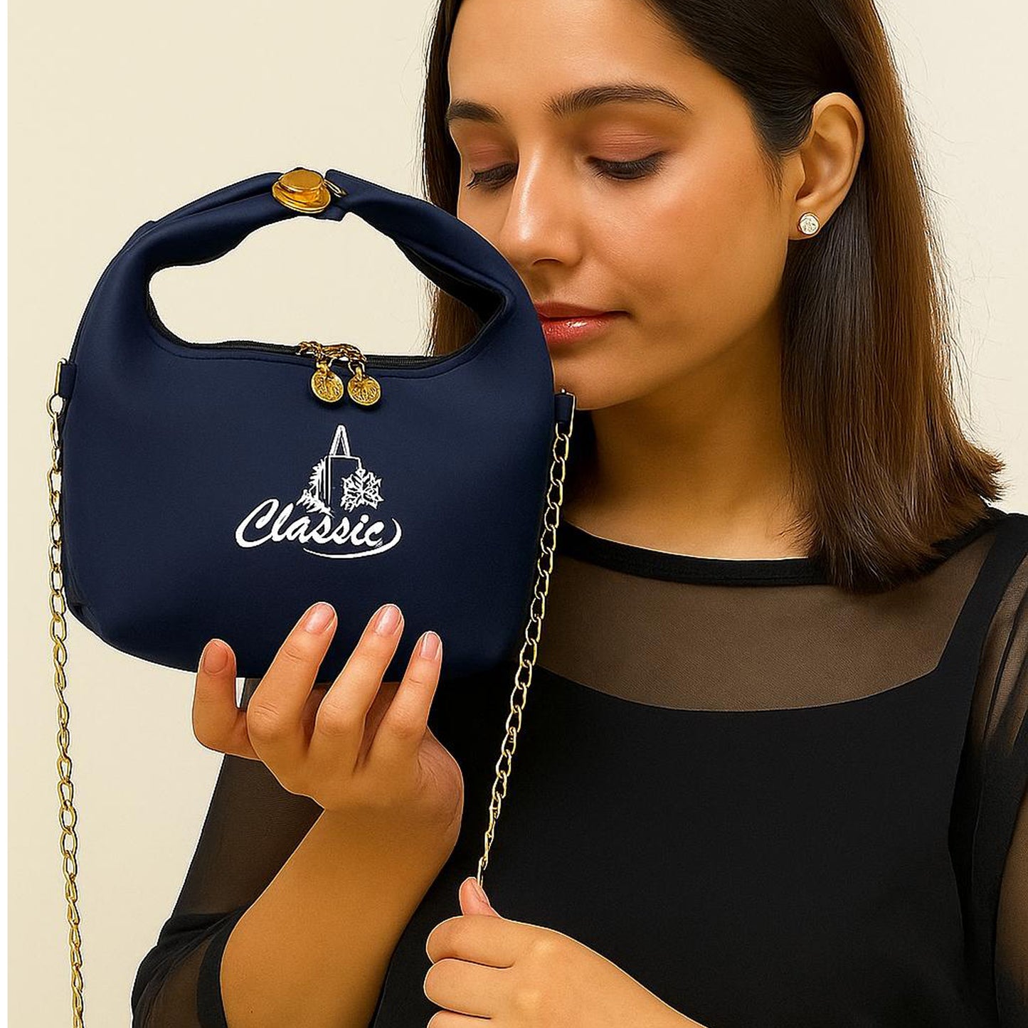 Stylish Medium Size with Long Chain | Premium 8 Colors
