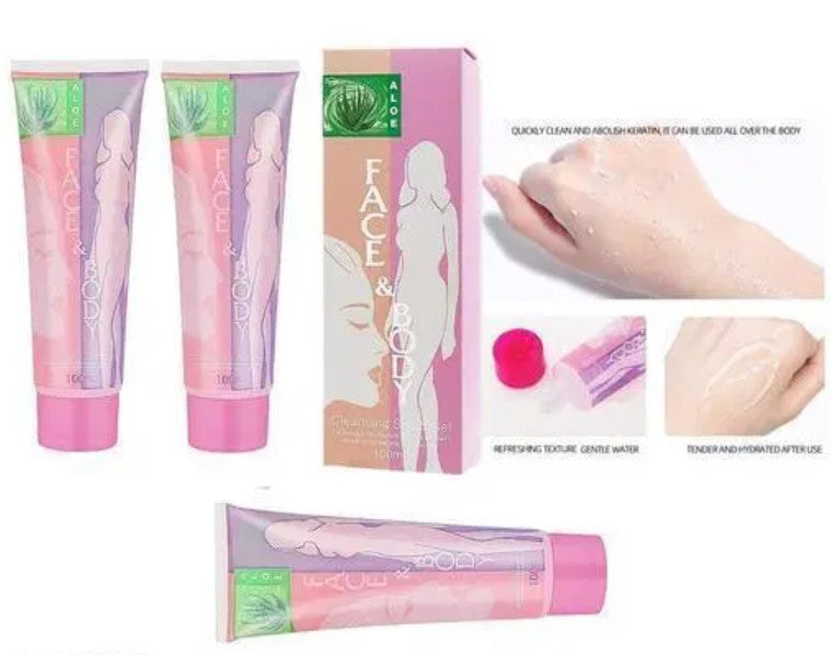 Skin Brightening And Cleansing Scrub Gel
