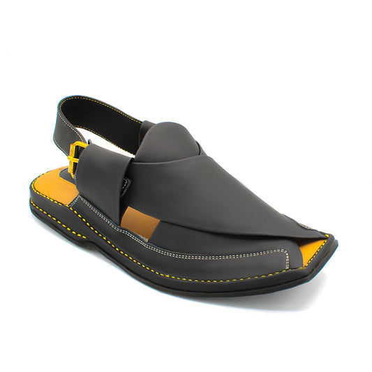 Zalmi Peshawari Chappal Black
