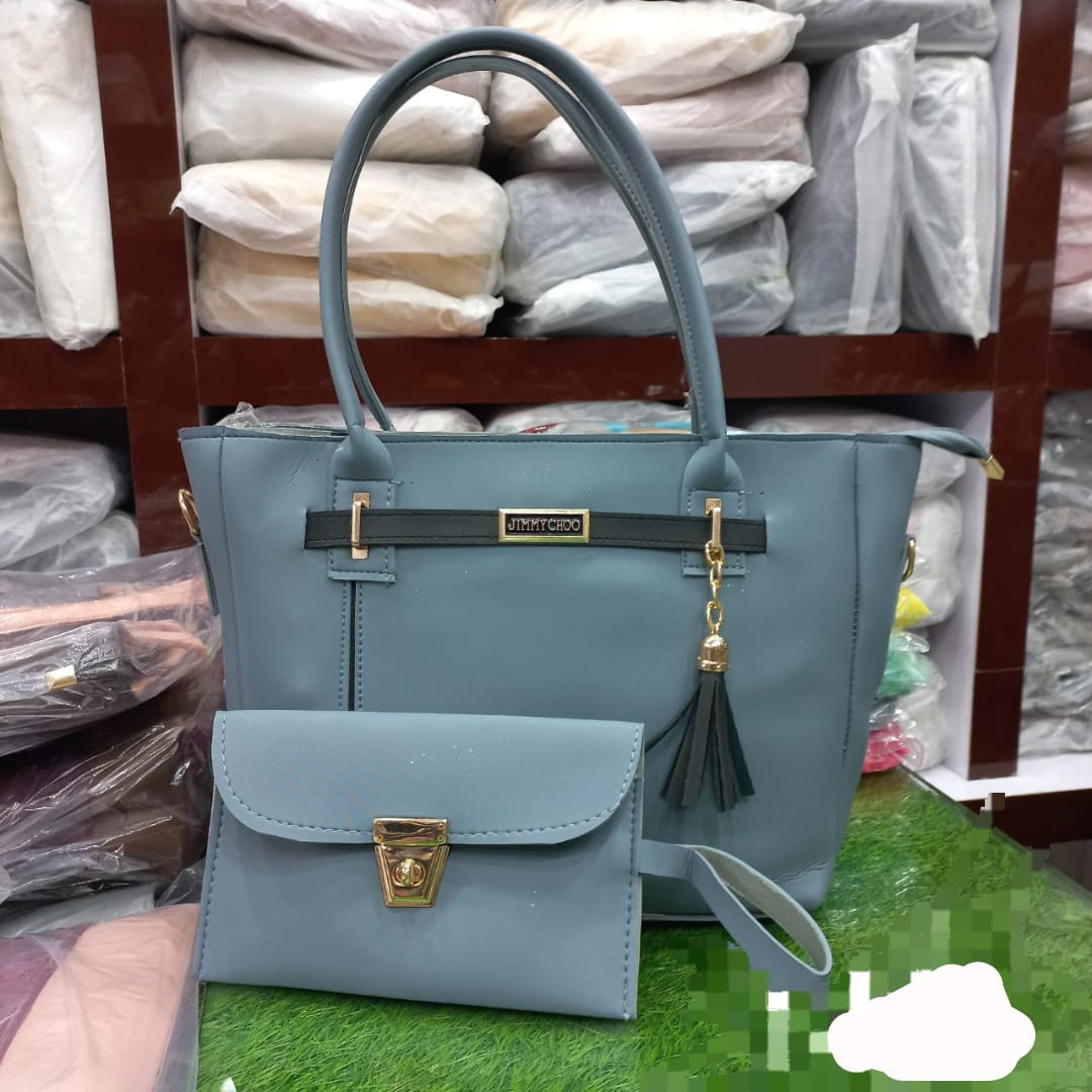 Jimmy Choo Premium Handbag Set with Matching Wallet