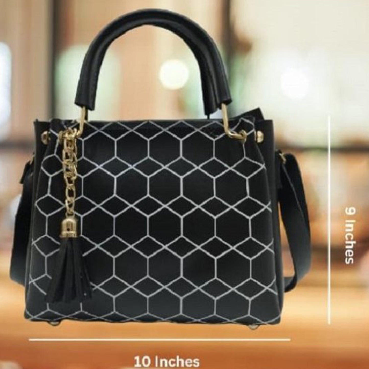 👜 Women’s PU Leather Printed Shoulder Bag – Multi Colours