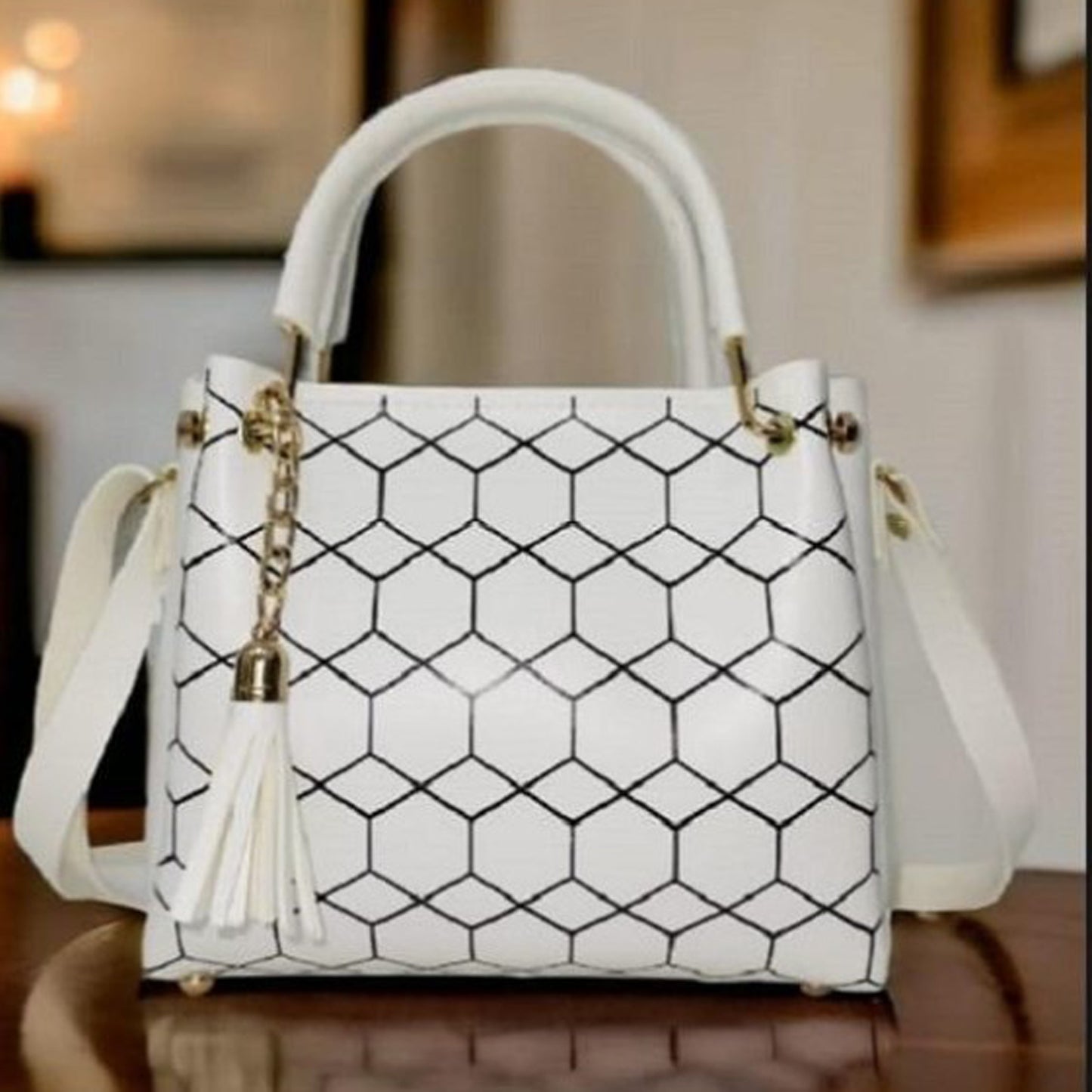 👜 Women’s PU Leather Printed Shoulder Bag – Multi Colours