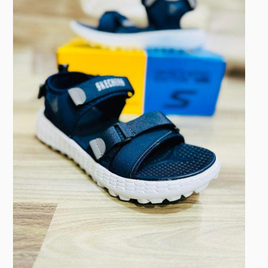 Men's Rexine Casual Sandals blue high quality