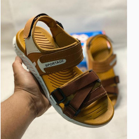 Men's Synthetic Leather Fancy Sandals Sportage Mustard