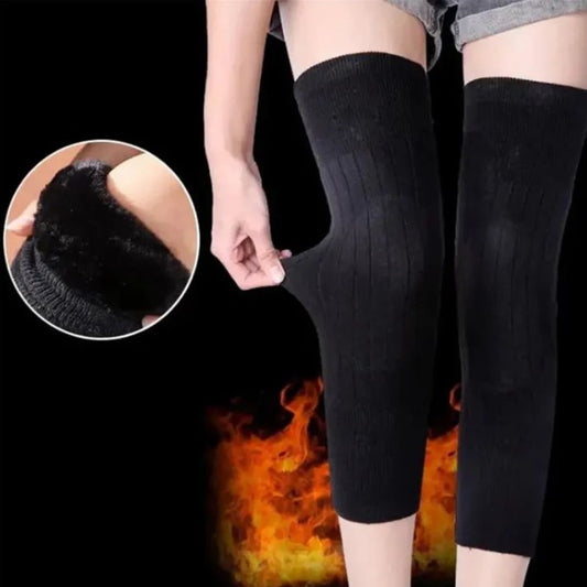 Men Women Cold Proof Plush Socks Warm Leggings Knee
