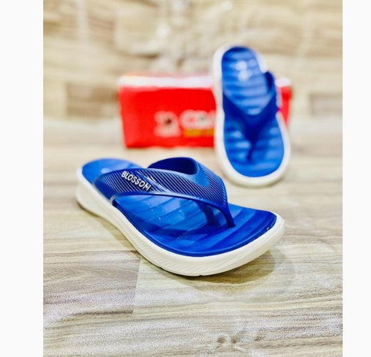 Men's Casual Slide Slippers - Synthetic Leather