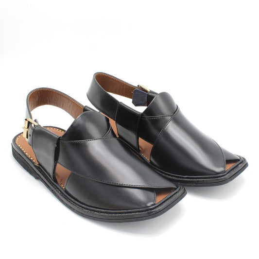 Smart Zalmi Peshawari Chappal Black