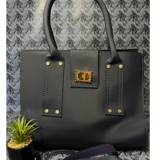 ✨ Premium Elegant Black Tote Handbag – Timeless Style & Luxury ✨