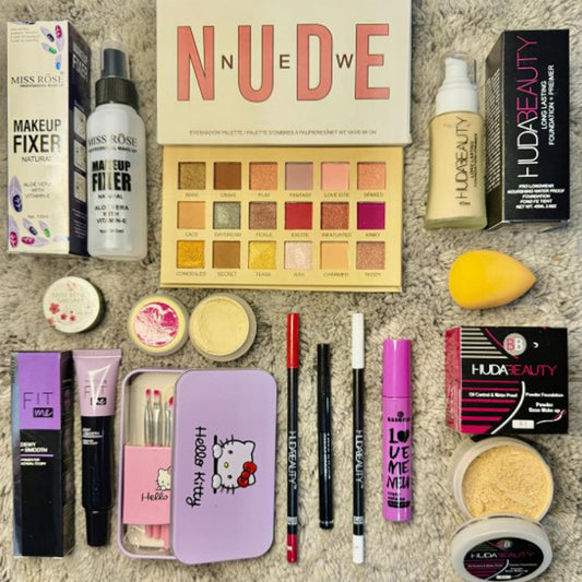 13 in 1 Makeup Deal - All-in-One Beauty Kit with 10 Essential Pcs