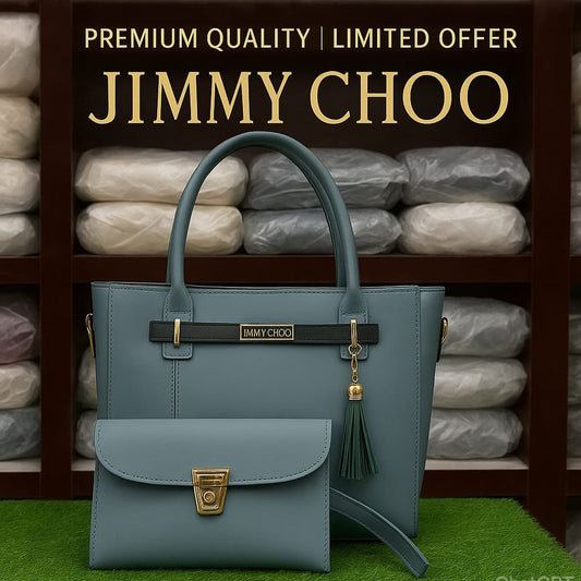 Jimmy Choo Premium Handbag Set  with Matching Wallet