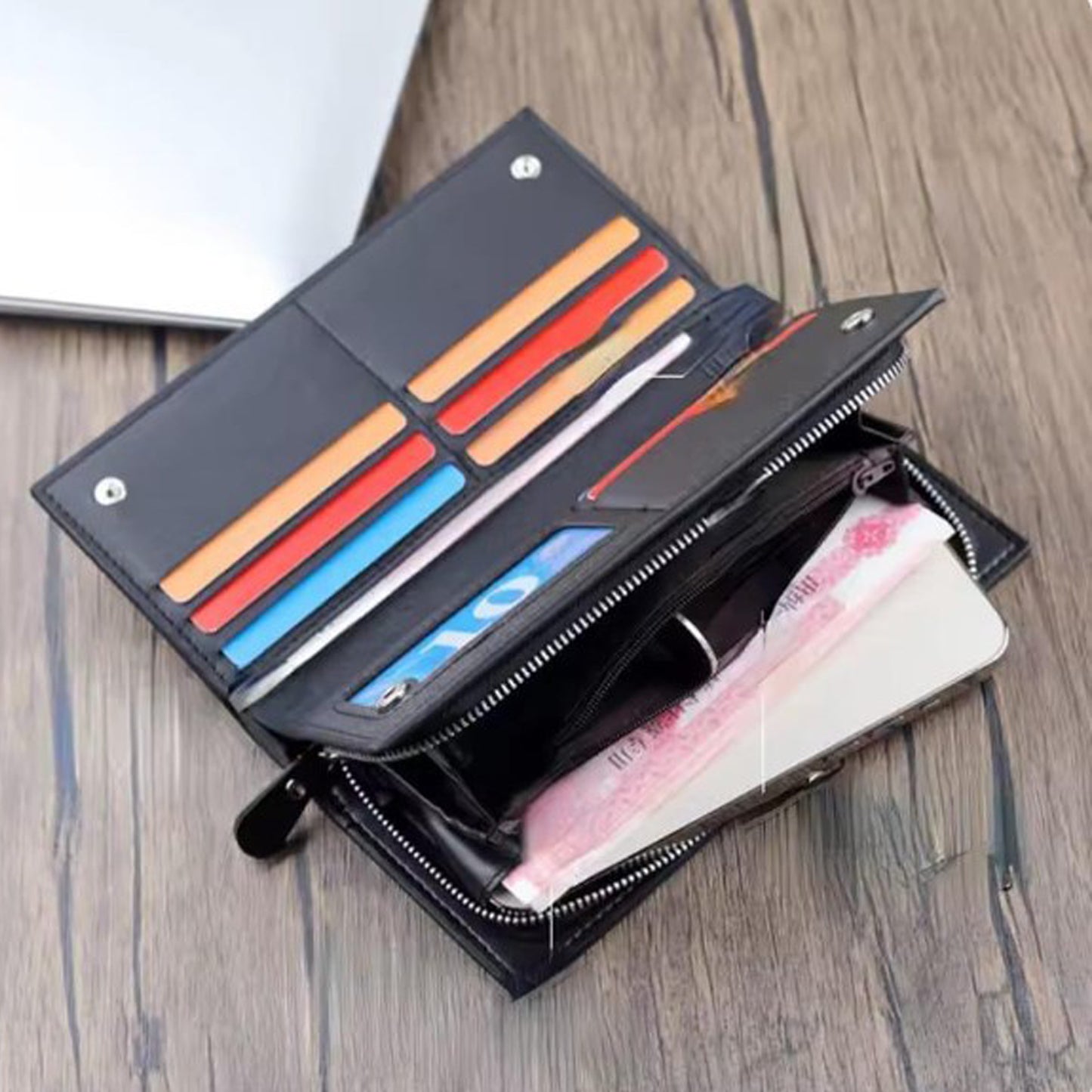 Men’s PU Leather Wallet – Slim & Stylish (2 Colors)