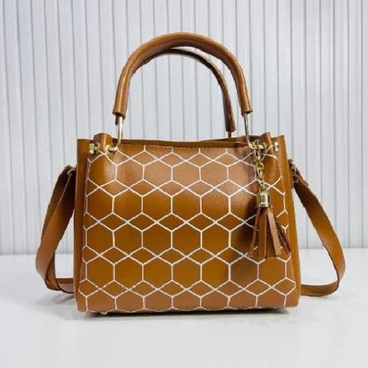 👜 Women’s PU Leather Printed Shoulder Bag – Multi Colours